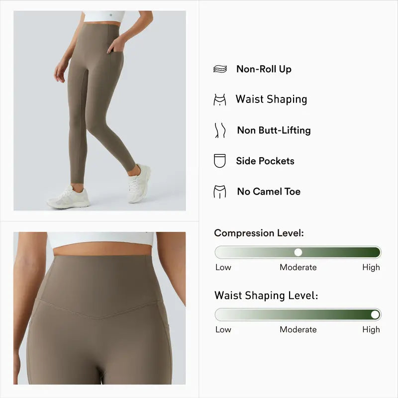 High Waist Pocket Shaper Leggings
