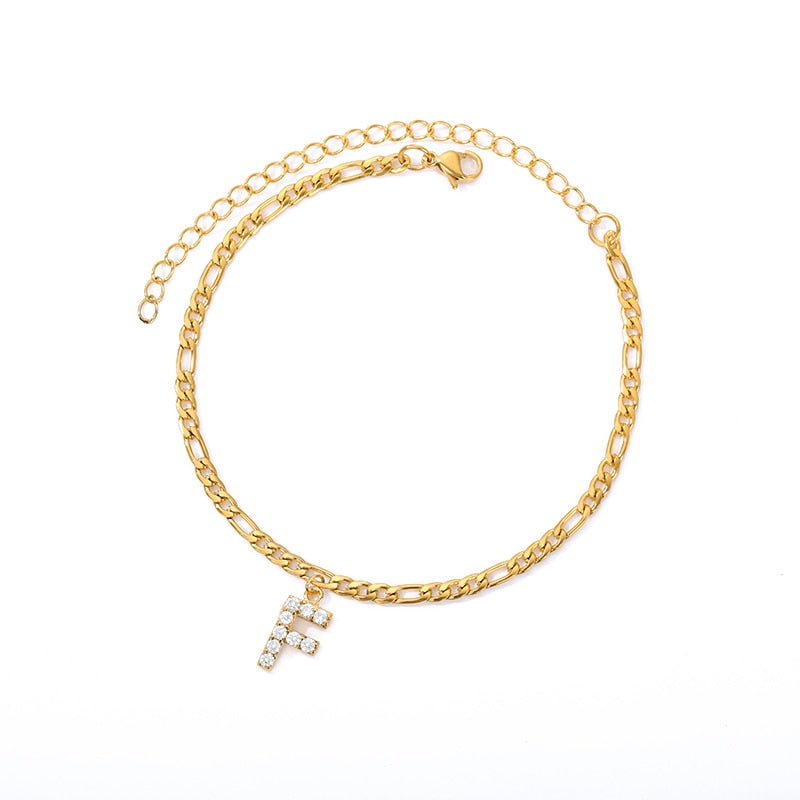 Eterna Initial Anklet