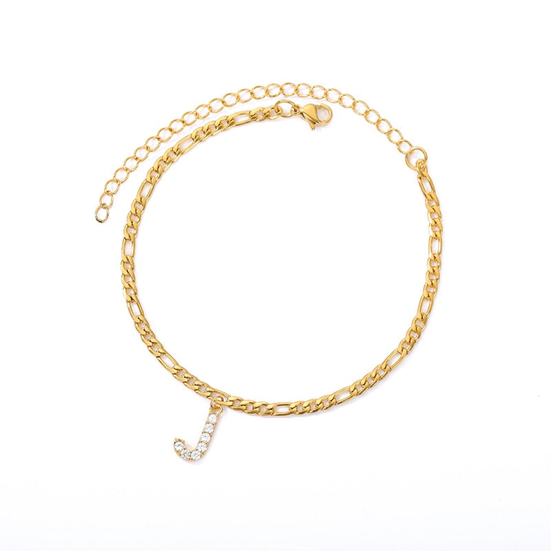 Eterna Initial Anklet