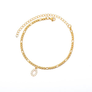 Eterna Initial Anklet