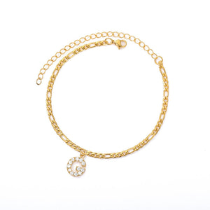 Eterna Initial Anklet