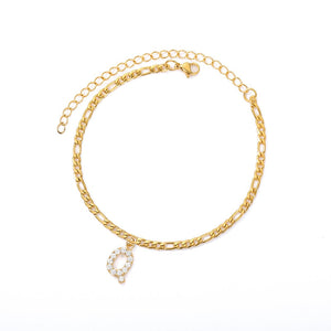 Eterna Initial Anklet