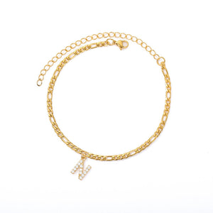 Eterna Initial Anklet