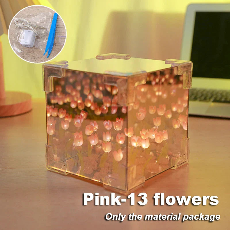 3D Cloud Tulip LED Night Lamp