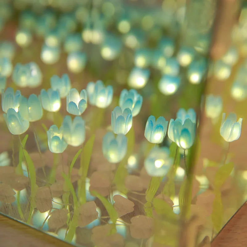 3D Cloud Tulip LED Night Lamp
