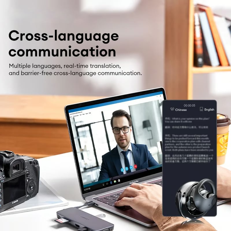 LinguaAir Real-Time Translation Earbuds