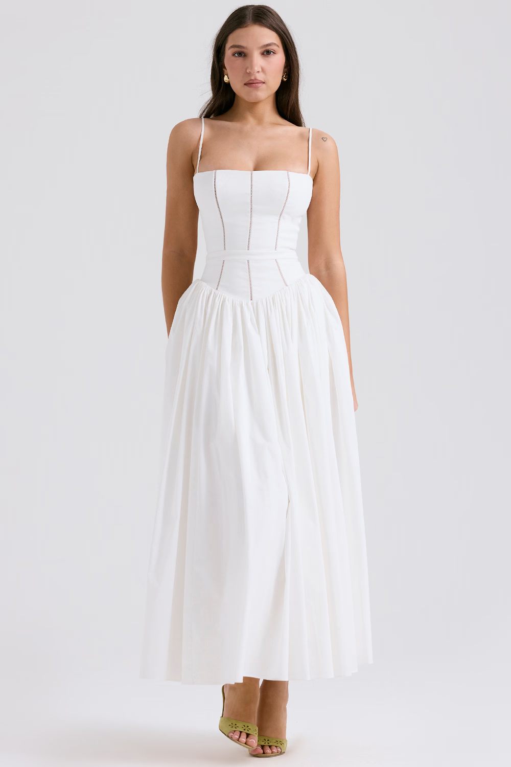 CorsetShape™ Floral Midi Dress