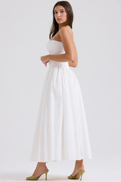 CorsetShape™ Floral Midi Dress