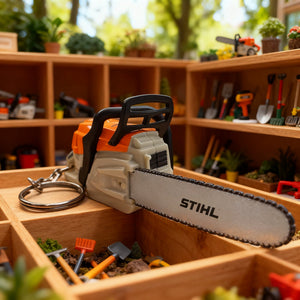 Mini Chainsaw Keychain