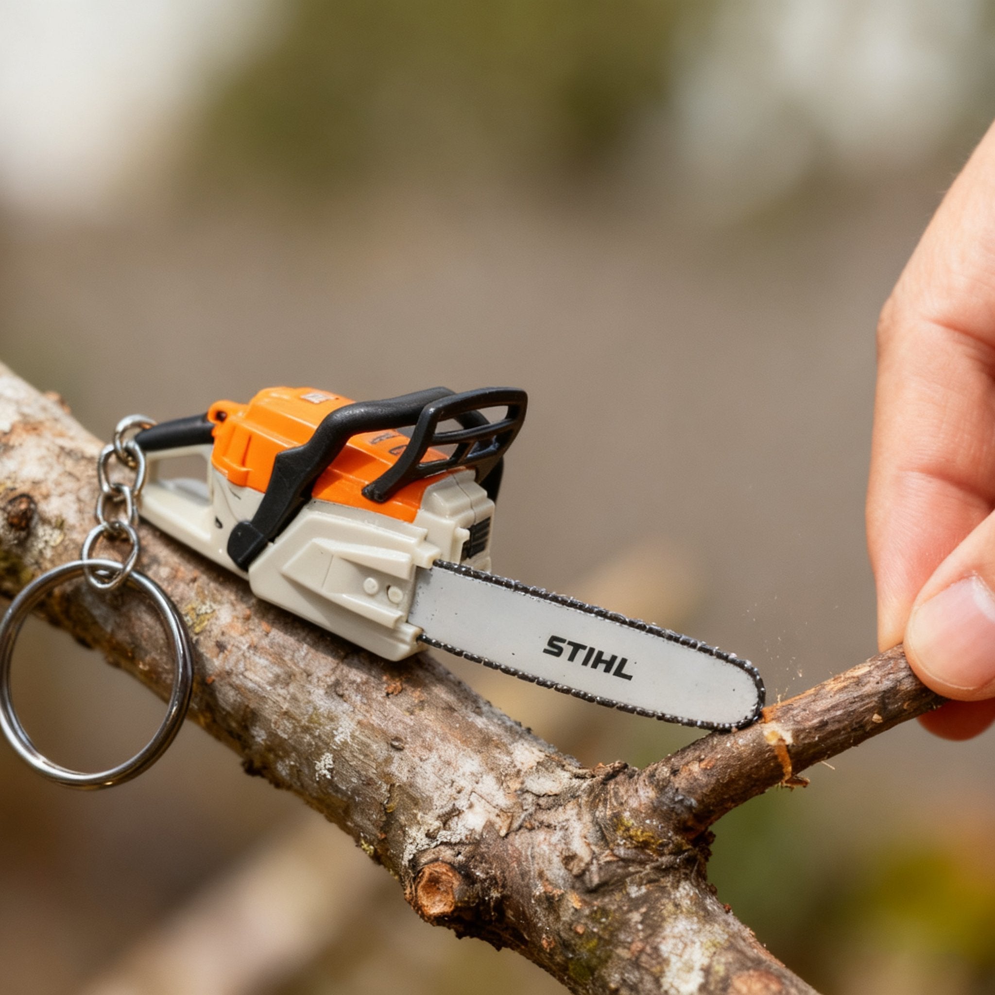 Mini Chainsaw Keychain