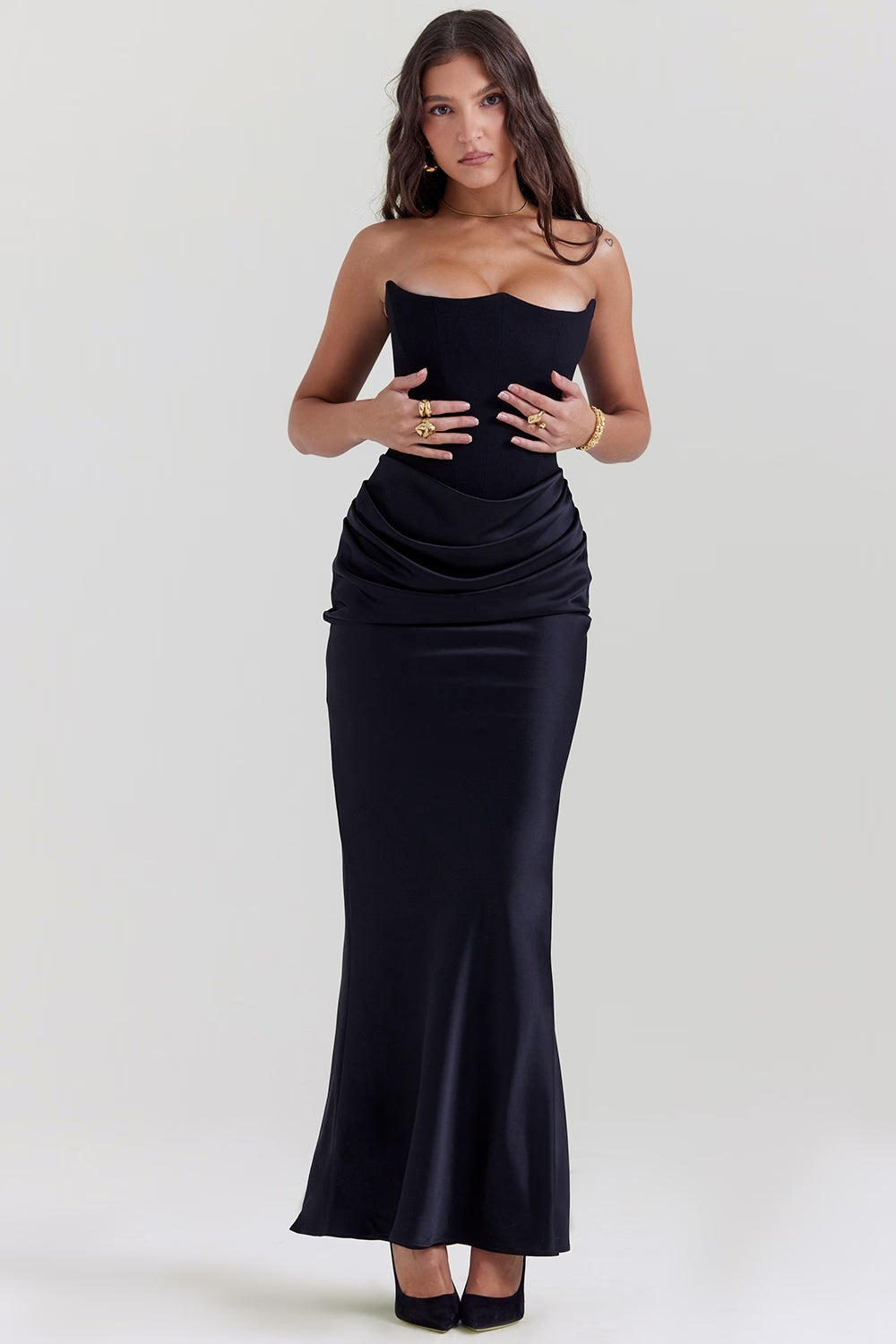 CurveHold™ Strapless Maxi Dress