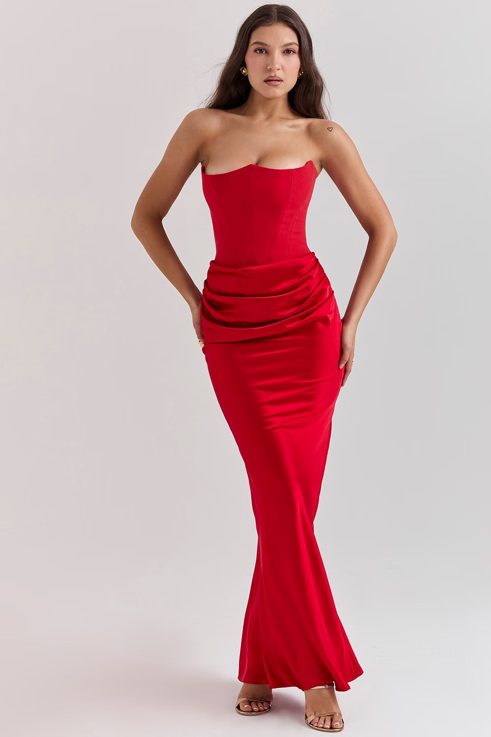 CurveHold™ Strapless Maxi Dress
