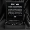 To My Man - Infinity Personalized Bracelet