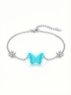 Luminous Dream Blue Butterfly Bracelet