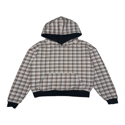 Stylish Plaid Reversible Hoodie
